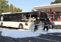 13.9.2015 Bus in Vollbrand Huerth Hermuelheim Krankenhausstr
